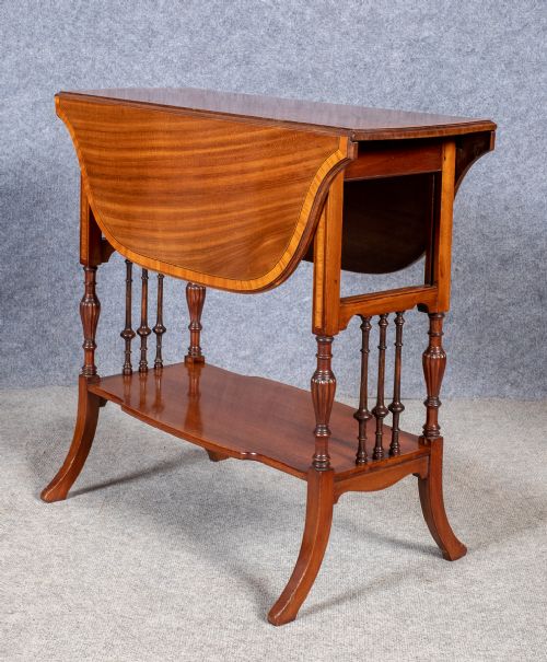 Superior Quality Inlaid Mahogany Occasional Table