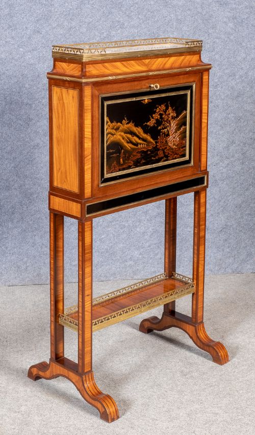 Unusual French Chinoiserie Ladies Escritoire Bureau