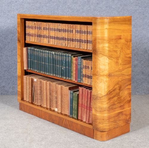 Art Deco Walnut Bookcase