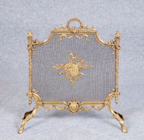 Good Quality Cast Brass Fire Guard Screen