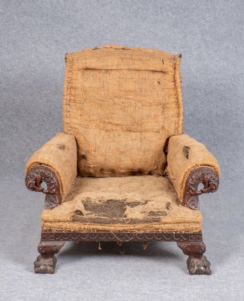 Substantial Chippendale Style Armchair