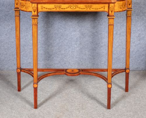 fig 2. Fine Wright & Mansfield Inlaid Display Cabinet