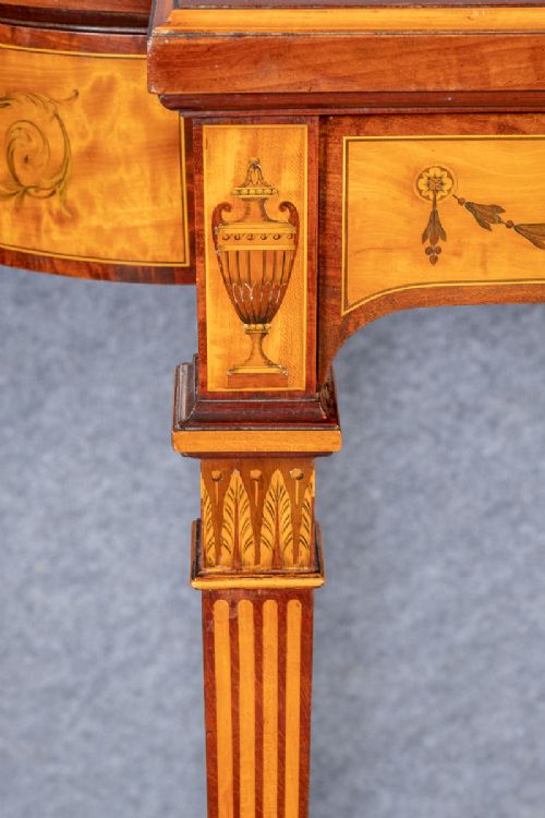fig 3. Fine Wright & Mansfield Inlaid Display Cabinet