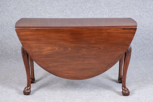 Irish Chippendale Period Drop Leaf Table