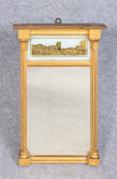Regency Verre Eglomise Mirror