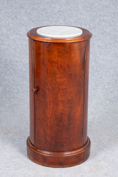Victorian Marble Topped Cylinder Copboard
