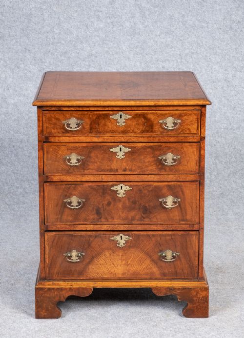 George I Style Small Walnut Chest of Drawers