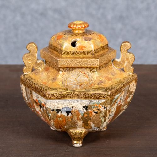 Fine Meiji Period Small Satsuma Koro