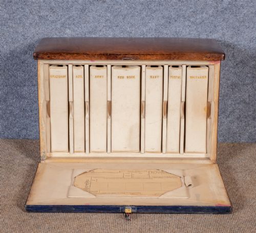 Interesting Possibly !St W.w. Baronet "S" Leather Bound Office Box.