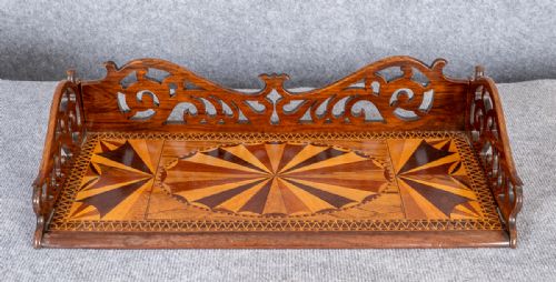 Specimen Wood Book Tray Att. Ralph Turnbull of Jamaica