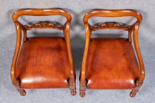 GOOD QUALITY PAIR OF MAHOGANY ELBOW CHAIRS - ADDITIONAL PHOTO 8