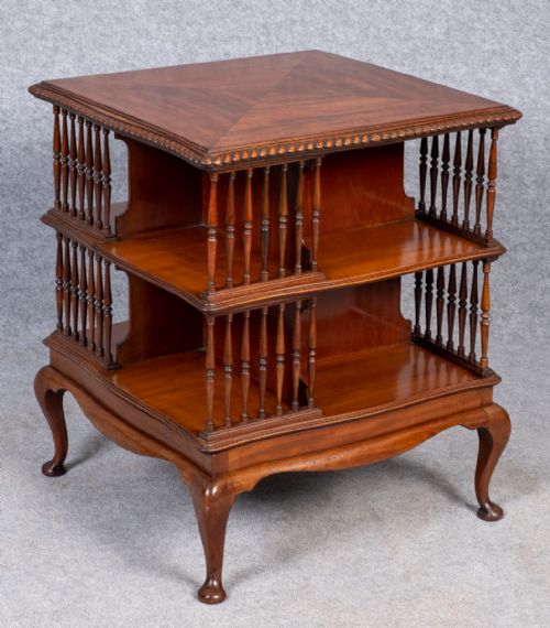 Good Quality Mahogany Revolving Bookcase
