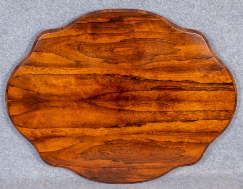 FINE ROSEWOOD BASKET BASE TABLE - ADDITIONAL PHOTO 1