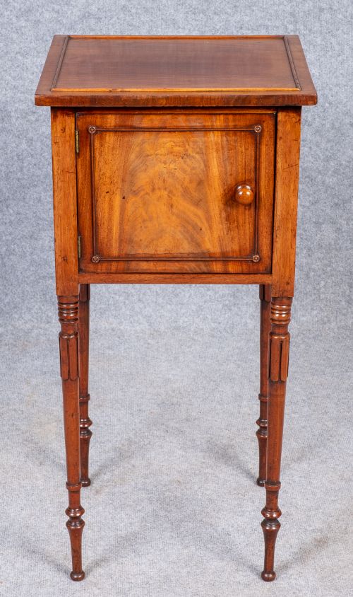 Antique Mahogany Bedside Cabinet