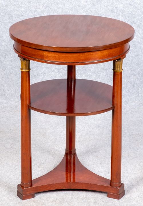 Edwardian 3 Tier Mahogany Occasional Table