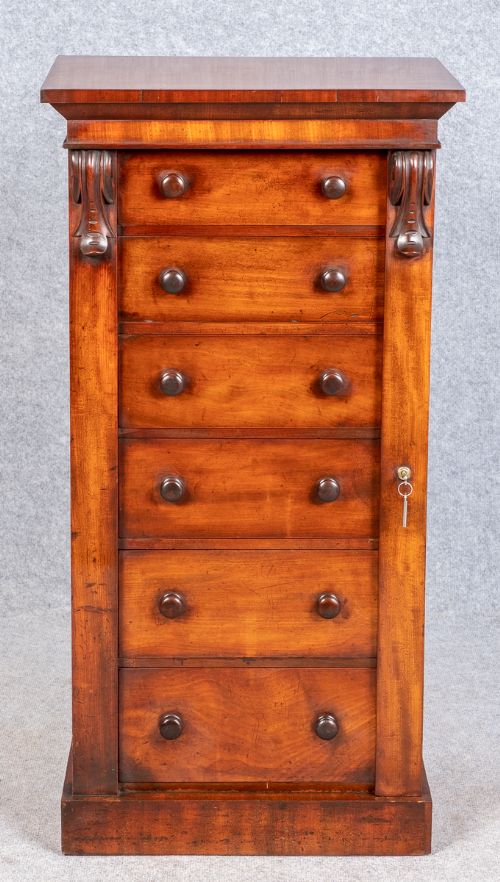 Victorian Mahogany Wellington Chest