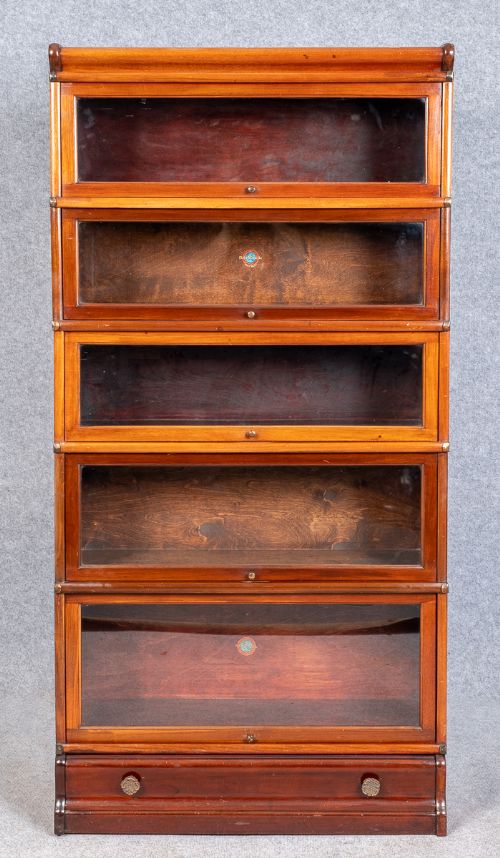 Mahogany Globe Wernicke Stacking Bookcase