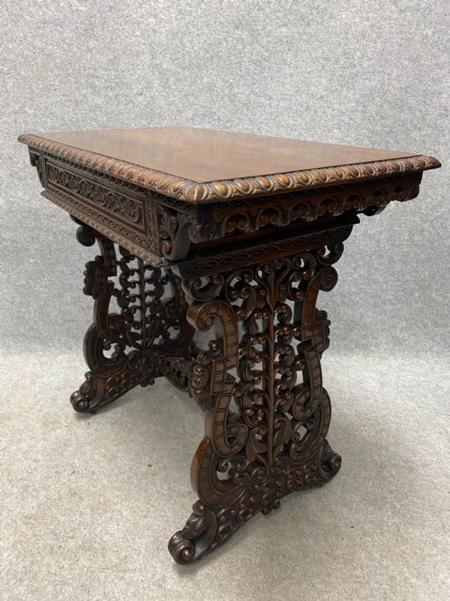 19th.century Anglo Indian Padouk Centre Table