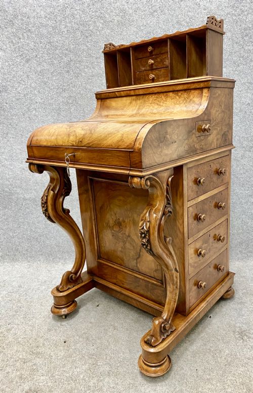 Superb Victorian Harlequin Davenport