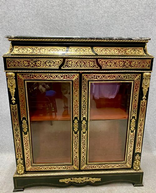 Napoleon III Style Boulle Side Cabinet