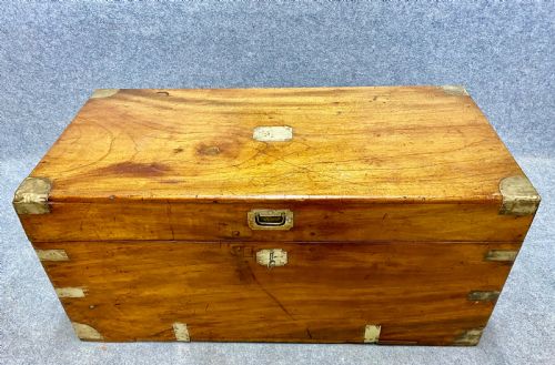 Anglo- Indian Campaign Camphor Wood Trunk
