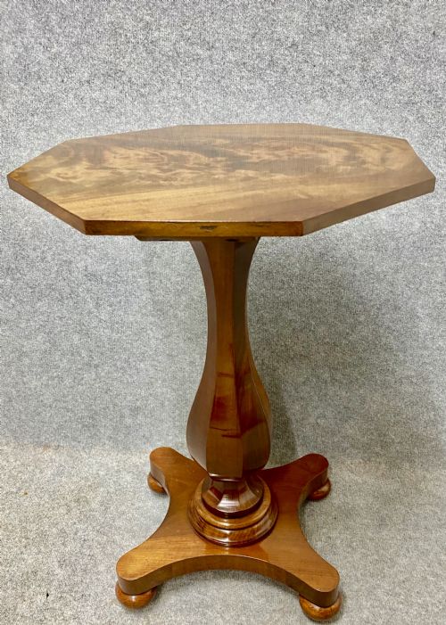 Antique Figured Mahogany Occasional Table