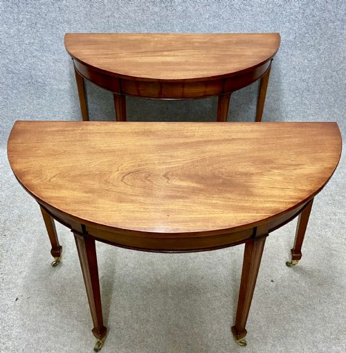 Superior Quality Pair of George III Console Tables