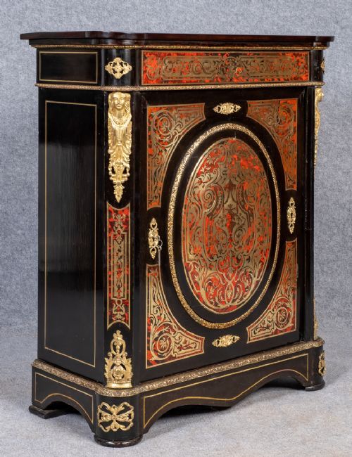 French Napoleon III Boulle Side Cabinet