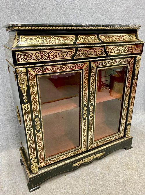 Napoleon III Style Boulle Side Cabinet