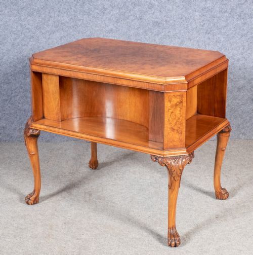 Good Quality Burr Walnut Occasional Table.