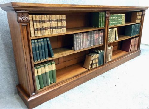 Good Quality William IV Mahogany Open Bookcase
