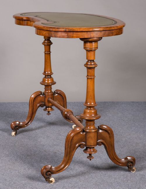 Kidney Shaped Writing Table