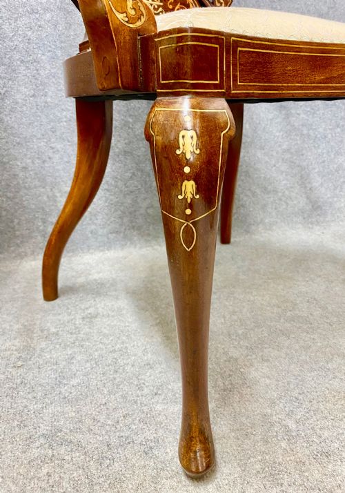 SUPERB MAHOGANY INLAID PARLOUR SUITE - ADDITIONAL PHOTO 3