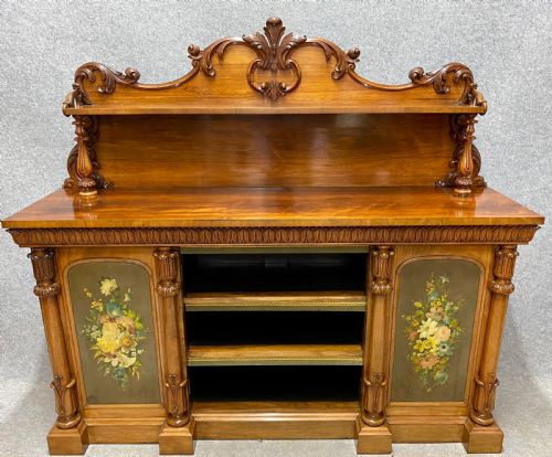 Stunning Rosewood Open Bookcase Side Cabinet