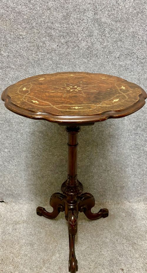 Quality Victorian Burr Walnut Occasional Table
