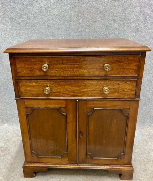 George III Mahogany Bedside Chest