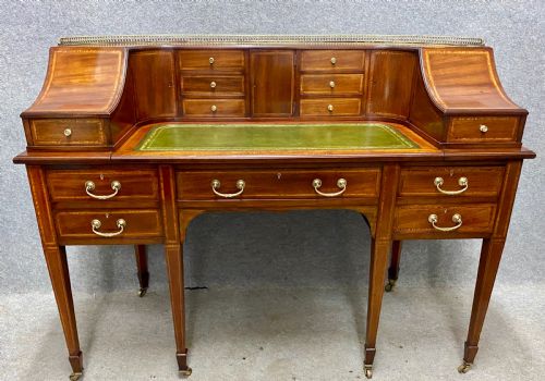 Antique Maple & Co. Inlaid Carlton House Desk
