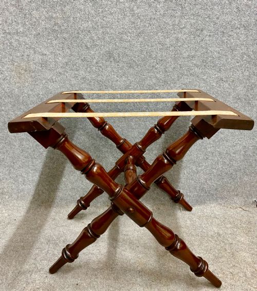 Unusual George IV  Campaign Luggage Stand