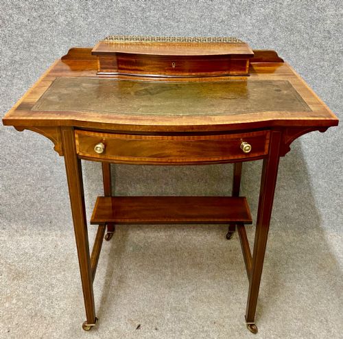 Edwardian Inlaid Ladies Writing Table