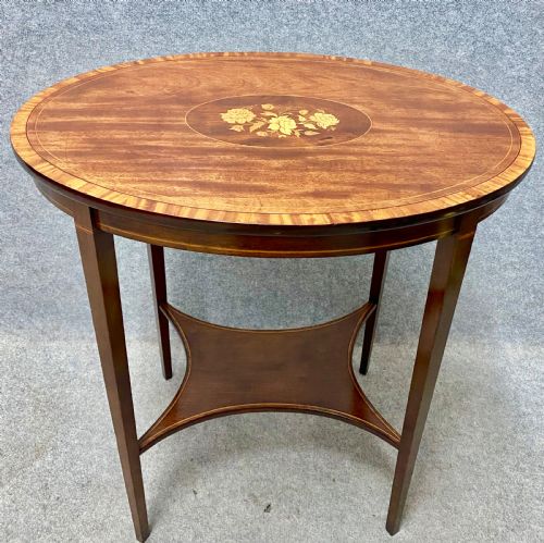 Edwardian Inlaid Occasional Table