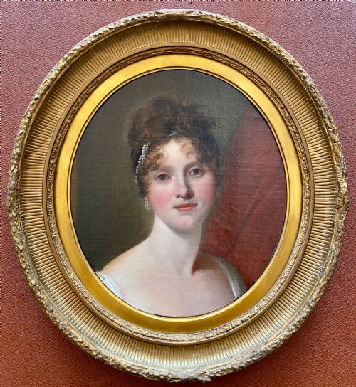 English School Portrait of  a Lady