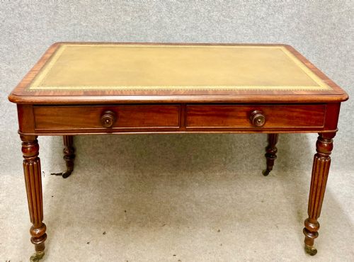 Antique Mahogany Freestanding Writing Table