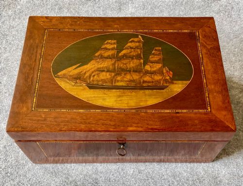 British Clipper Inlaid Trinity House Box