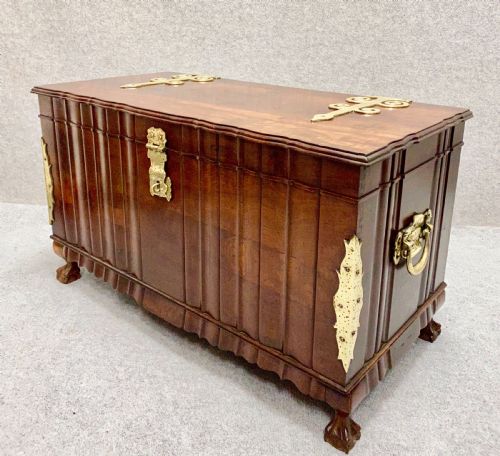 Anglo Indian Brass Bound Trunk