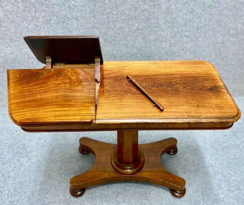 Good Quality Rosewood Metamorphic Reading Table