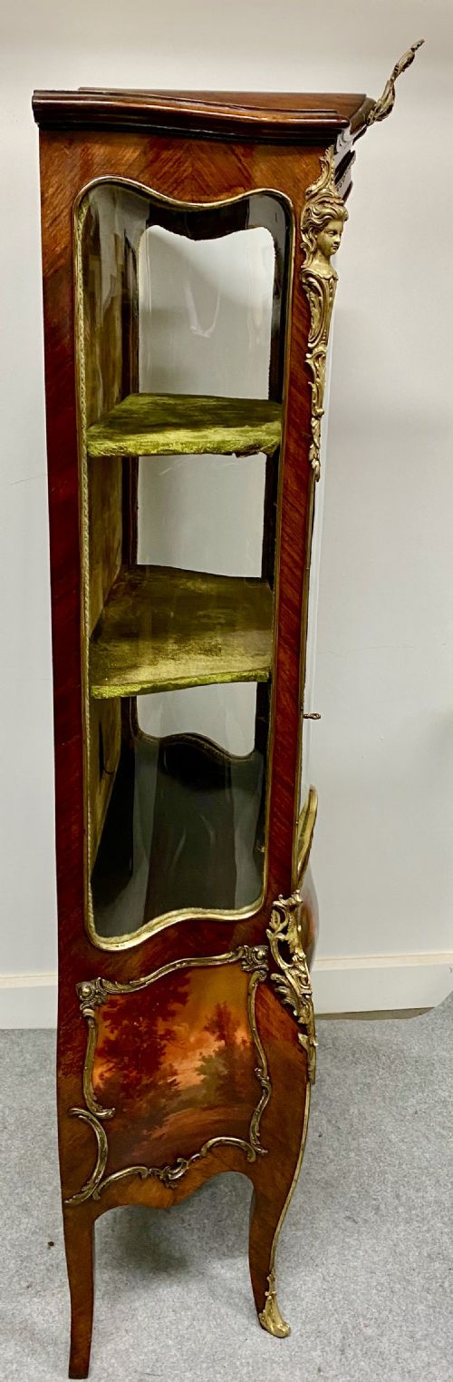SUPERIOR QUALITY VERNIS MARTIN CABINET VITRINE - ADDITIONAL PHOTO 11