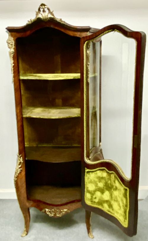 SUPERIOR QUALITY VERNIS MARTIN CABINET VITRINE - ADDITIONAL PHOTO 13