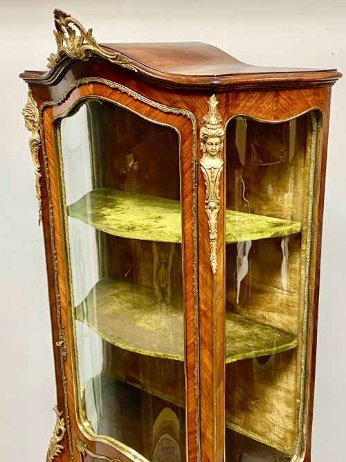 SUPERIOR QUALITY VERNIS MARTIN CABINET VITRINE - ADDITIONAL PHOTO 14