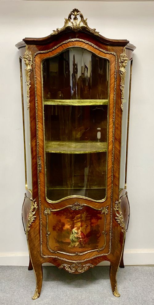 SUPERIOR QUALITY VERNIS MARTIN CABINET VITRINE - ADDITIONAL PHOTO 16