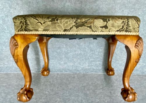 Good George II Style Walnut Stool